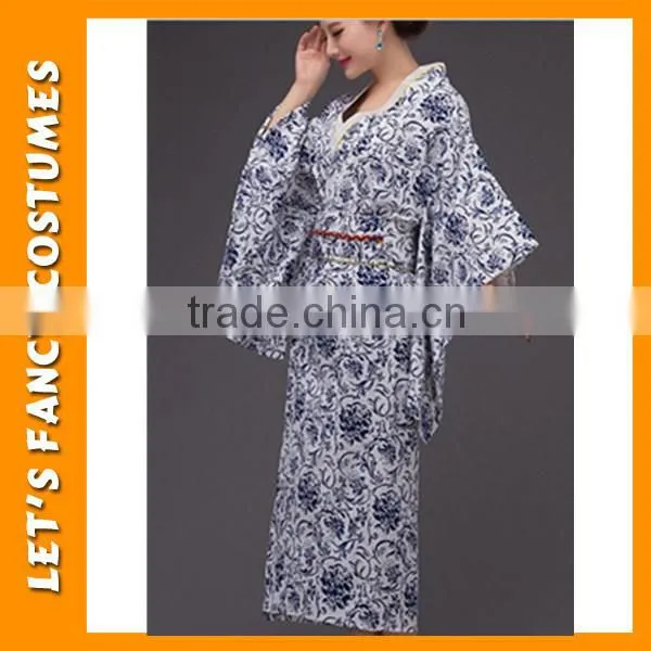 PGWC2492 Blue and White Porcelain Cosplay Costumes Kimono Costume for Advertising