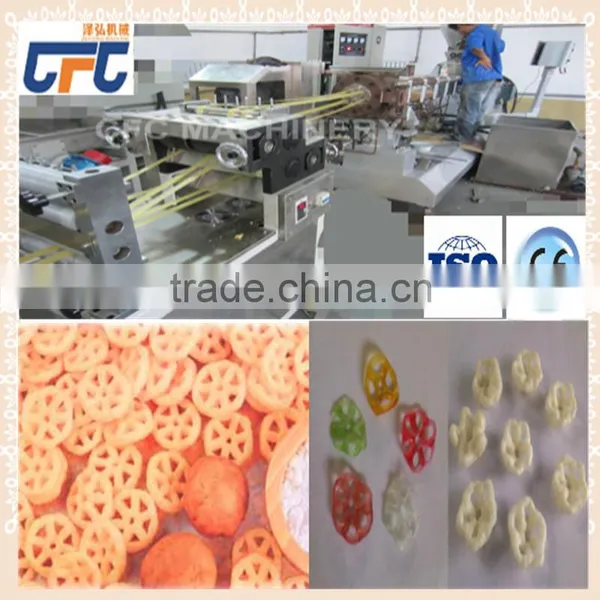 3d pellet fried snacks processing line machine