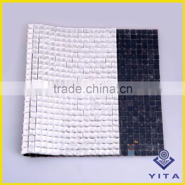 Factory Price Hotfix 8*8MM All Glass Rhinestone Mesh Sheet 24*40cm photo-4