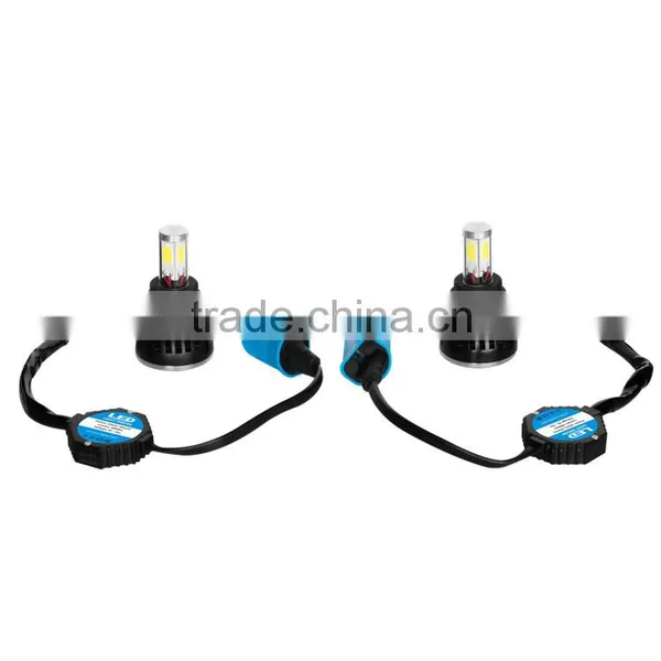 Led 2xWhite Dual Funtion 9004 9007 3200lm LED Hi/Low Beam Dental Headlight Lamp Light photo-2