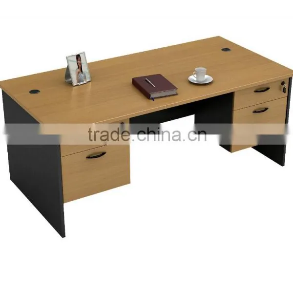 Discount Bow Front Contemporary Executive Desk With Mobile Pedestal photo-4