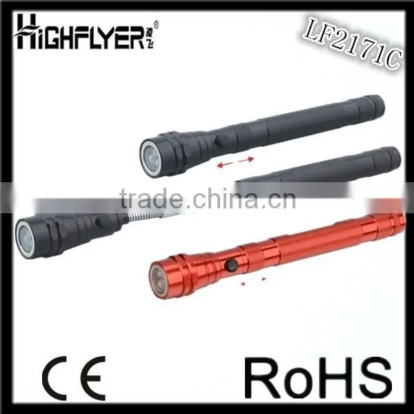 Aluminum Alloy Antenna Led Flashlight With a Pocket Clip