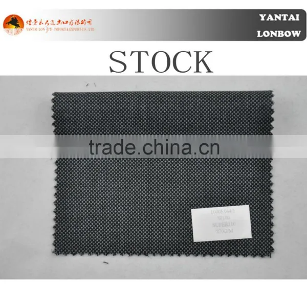 Italian Stock Lot 100% Wool Suit Fabric