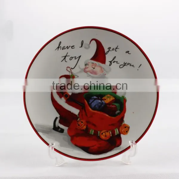 Factory Wholesale Antique Chinese Christmas Item Porcelain Plate photo-2