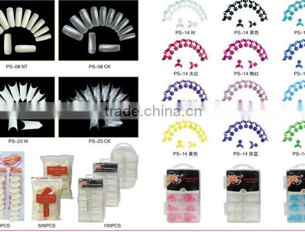High Quality 500pcs With Box Acrylic Nail Tips Wholesale photo-5