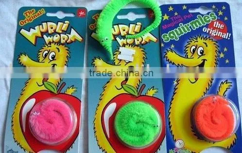 Magic Twisty Wiggle Worm Toy Fuzzy Magic Worm