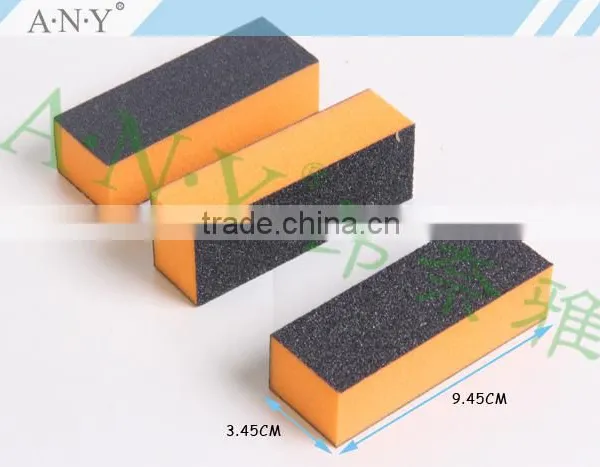 Nail Art Beauty Manicure 3 Side Sponge File for Nail Coarse Sand photo-2
