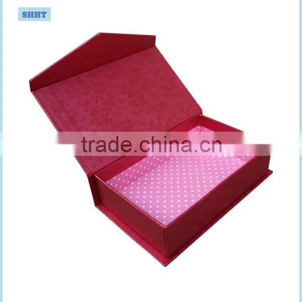 Customized Paper Gift Packaging Box With Colorful Ribbon photo-6