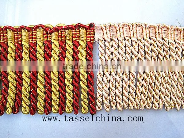 DECORATIVE BULLION FRINGE WITH GOLD LUREX FOR SOFA