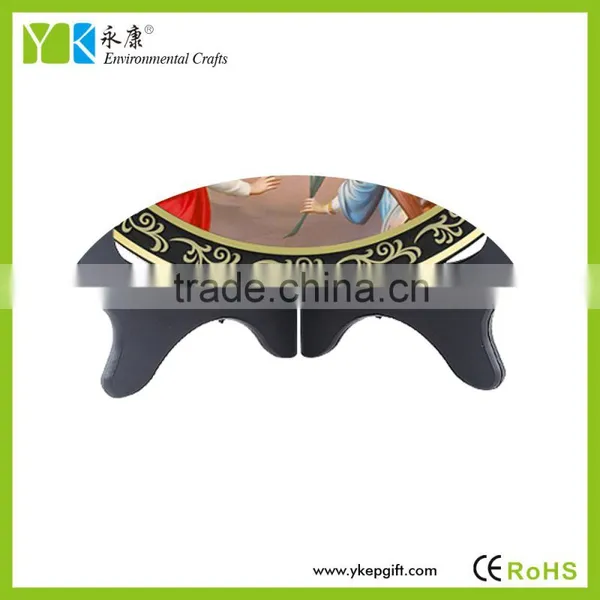 3D Resin Catholic Religious Statues Plate Shape for Decoration photo-4