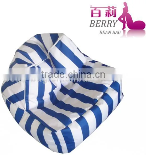 Chambray Cylinder or Cube Bean Bag Chair photo-3