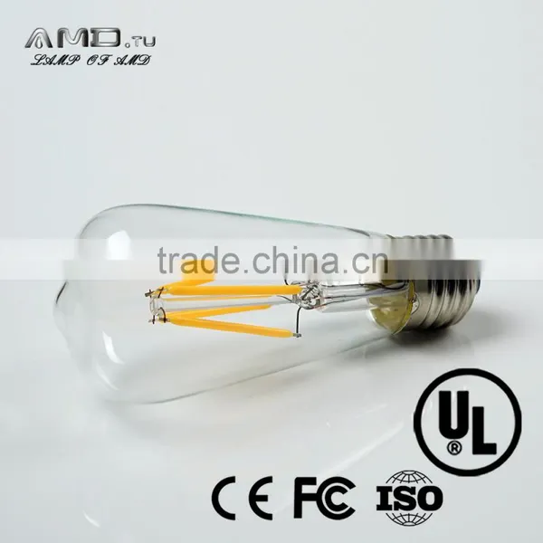 Clear Antique Vintage Retro ST58 E26 E27 B22 Energy Saving Chandelier 3w Edison Led Lights Led Bulb photo-2
