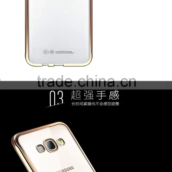 2016 Newest Mobile Phone Cover Case Electroplate Tpu for Galaxy A8 photo-3