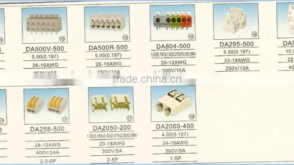 Factory Price 2.54mm 3.81mm 5.08mm Screwless Terminal Block photo-5