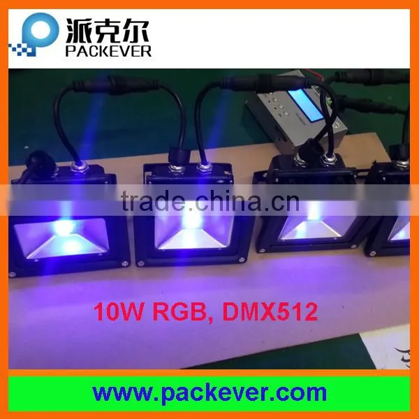 Rainproof IP65 24VDC RGB Color 10W DMX Washer photo-4