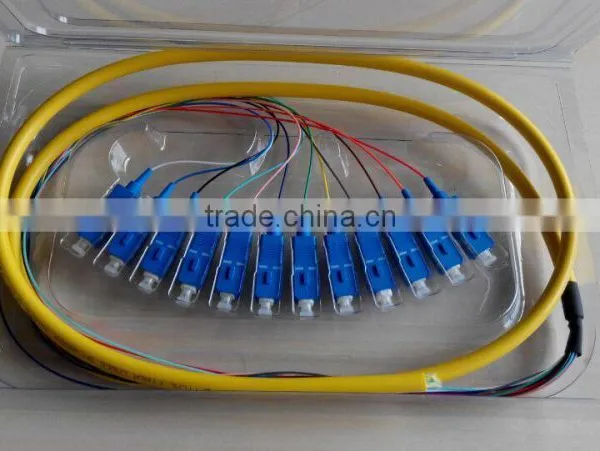 SC 12 Core Fanout Fiber Optic Bundle Pigtail for Indoor Fiber Optic Terminal Box photo-6