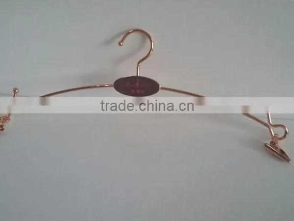 Gold Metal Hanger With Clips for Bikini Clothes photo-6