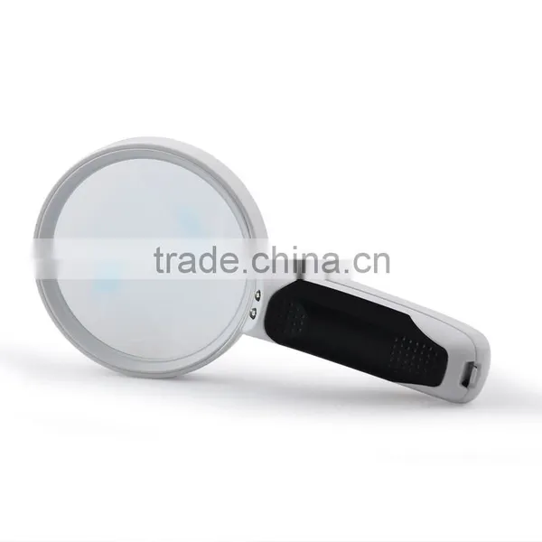 BIJIA Handheld LED Magnifier Set With 3 Detachable Glass Lenses photo-5