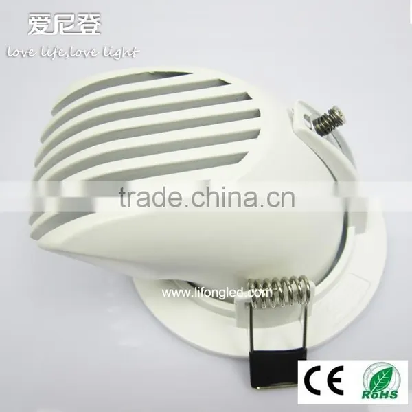 2015 New Stylish Led Recessed Comb Style 9W Gimbal Led Trunk Downlight for High End Shop Light photo-3