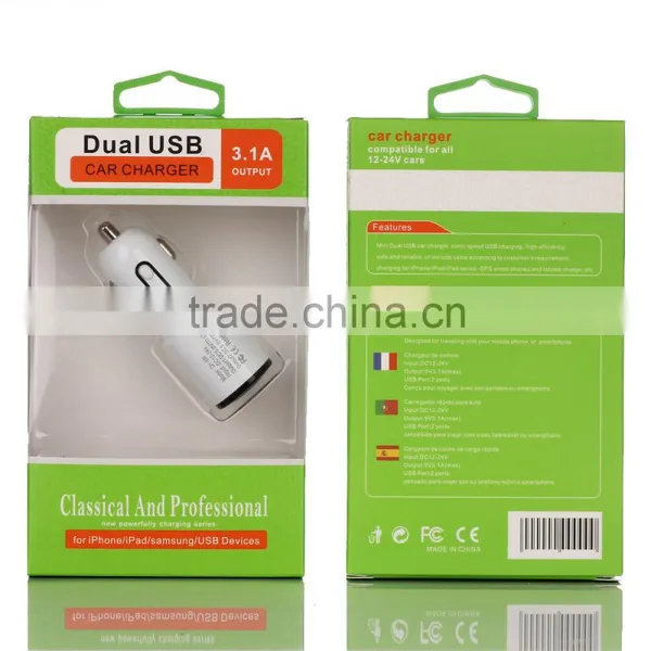 Factory Supply Charger 2-USB Ports High Light PC Quick Car Charger photo-3