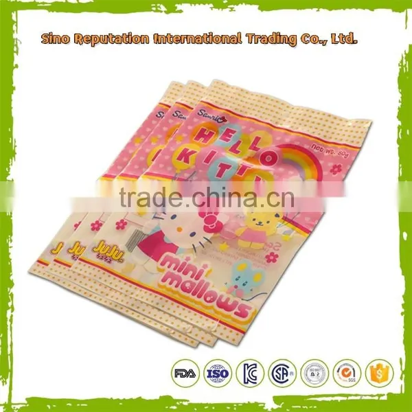 Back Seal Plastic Food Bag for Banana Chips Products