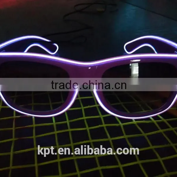 2016 Colorful Glowing EL Wire Glasses Manufacturer for Party photo-6