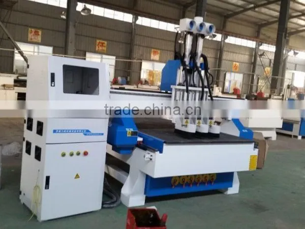 FLDM1325 Cnc Router Machine Cutting Wood With 3 Heads photo-5