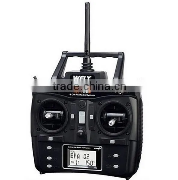 WFLY WFT06II 2.4GHz 6-Channel Radio System Transmitter for RC Model