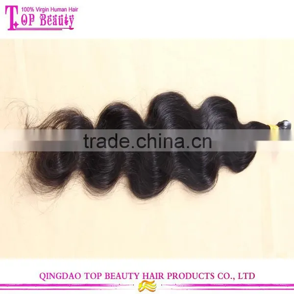 Natural Black Peruvian Hair Raw Unprocessed Virgin Large Stock Body Wave Tape Hair Extension photo-5