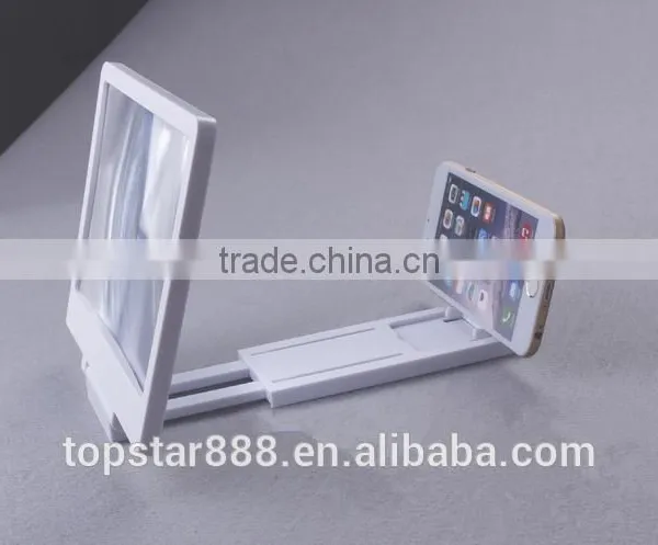 2015 New Arrived Universal Foldable 3D Mobile Phone Screen Magnifier, Mobile Phone Magnifier With Stand photo-4
