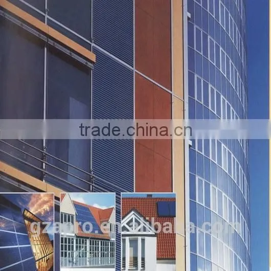 2015 User-friendly Glass Curtain Wall Aluminium Curtain Wall Price Terracotta Panel photo-3