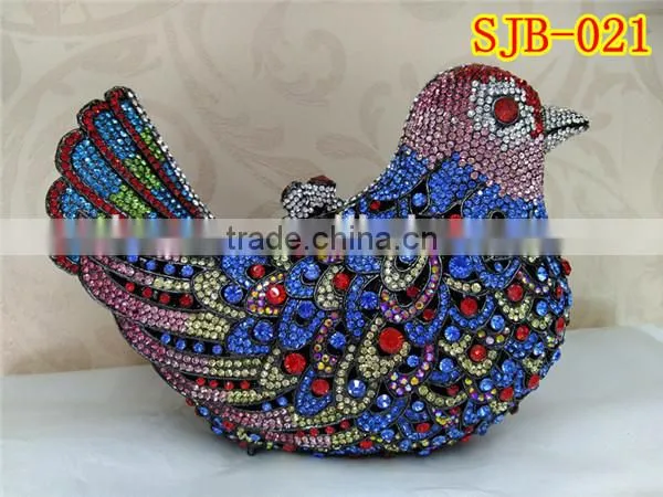 Lovely Ladies Crystal Handbag With Rhinestone in a Bird Pattern for Party Evening Five Sryle for Choice photo-5