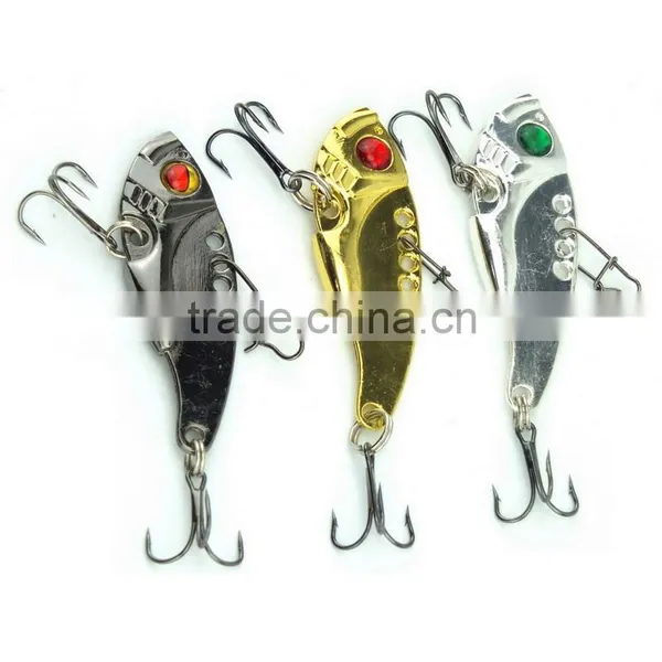 11g 5cm VIB Metal Spoon Fishing Lures Bass CrankBait Crank Bait Tackle Treble Hook photo-5