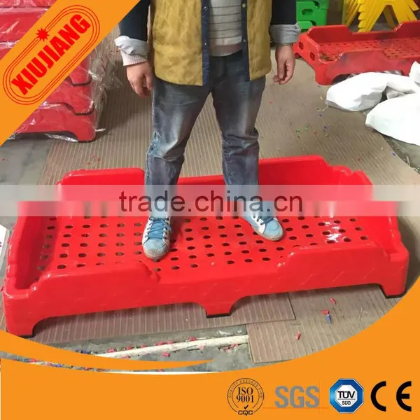 Kindergarten Children Plastic Bed With Double Handrail photo-5