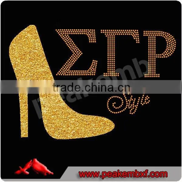 2015 Hot Sale High Heel ZOB Style Iron On Transfer Motif Custom Design photo-2