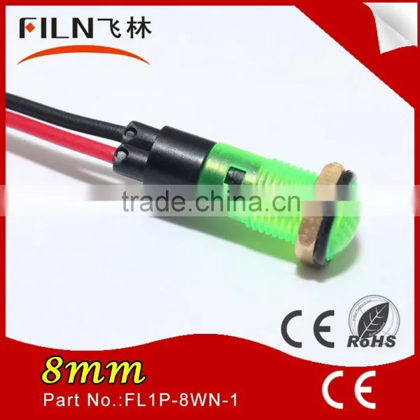 10mm Diameter 120v Conduziu Indicador 220 Volt Led Indicator Light Red Yellow Green Pilot Light on Hot Water Heater photo-4