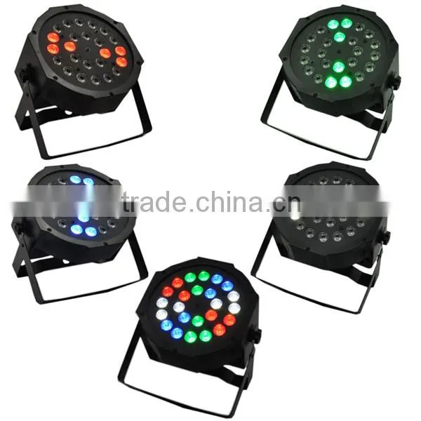 24pcs*1W RGBW Plastic Indoor LED Par Light photo-5