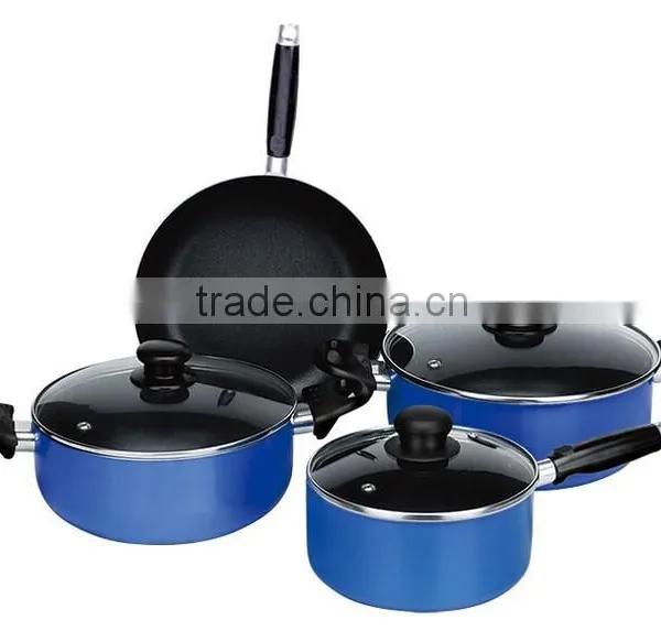 7pcs Aluminum Nonstick Cookware Set