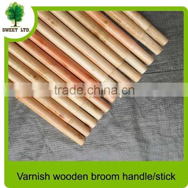 Varnished Wood Shovel and Rake Handle Wooden Mop Sticks With High Quality photo-6