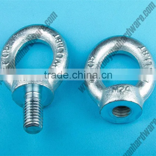 China Factory Price Drop Forged Galvanized Eye Bolt and Nut With Screw photo-2