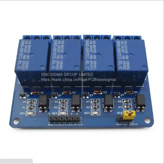 4 Relay Module Optocoupler Isolation Module Control Board 5V DC5V Optional