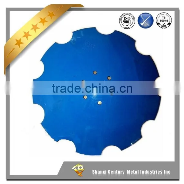 Italy Hot Sale Farm Machinery Spare Part Harrow Notched Disc Blade