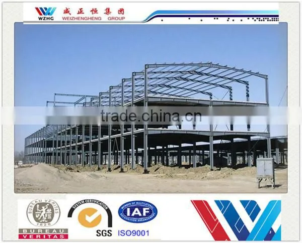Rust-proof Pre Fabricated Steel Structure Durable Q235B/Q345B Painted Structure Steel Frame photo-6