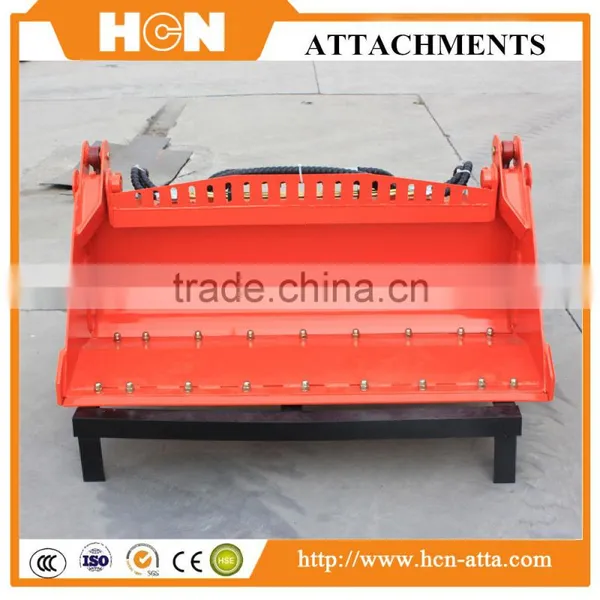 0104Series Mini Skid Steer Loader Attachment Of 4 In 1 Bucket photo-4