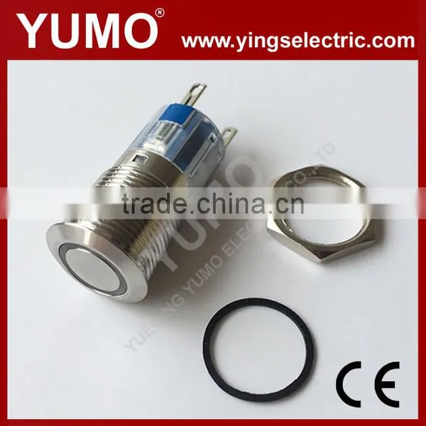Hot Sale ABS16S-P11-E 8mm 12mm 16mm 19mm 22mm 25mm IP67 Momentary 3-250VDC/AC Metal Push Button Lift Push Button photo-2