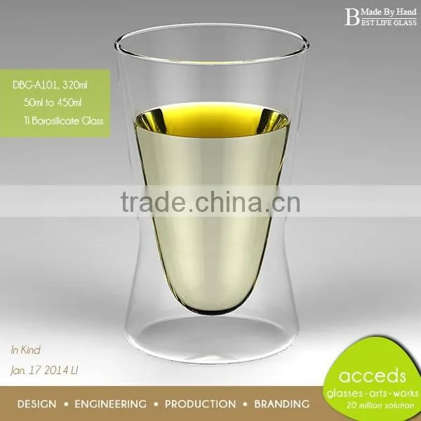 Clear Borosilcate Glass Double Wall Tumbler photo-6