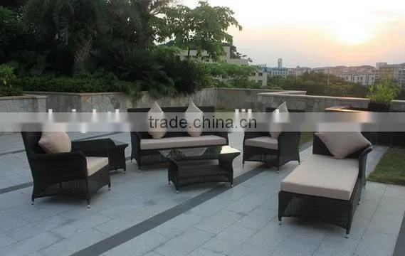 Outdoor Wicker Furniture Rattan Sofa photo-2