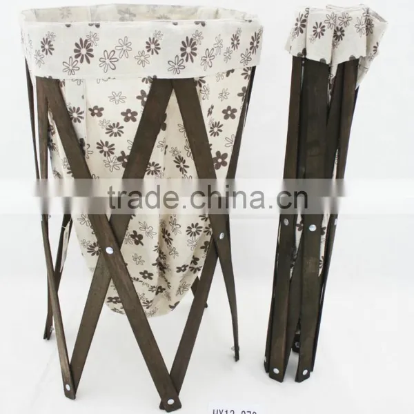 Canvas Foldable Laundry Basket photo-3