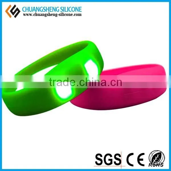 Shaking Sensing Led Light Silicon Bracelet, Led Silicon Bracelet photo-4