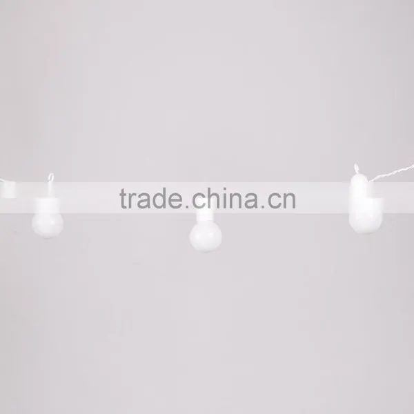 20 Warm White Indoor Outdoor Use Hanging LED Festoon Party Lights photo-4